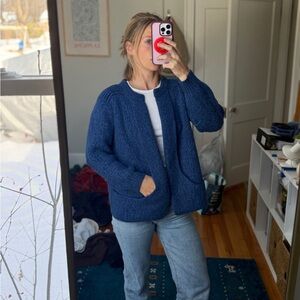 Peruvian Link alpaca Knit Cardigan